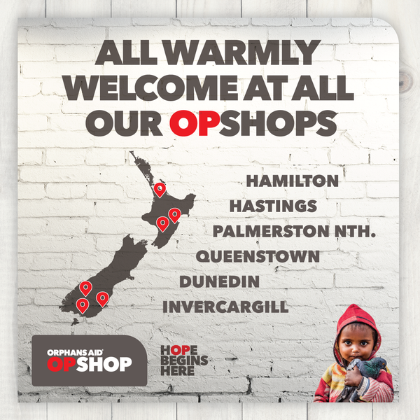 Orphans Aid Op Shop Vouchers