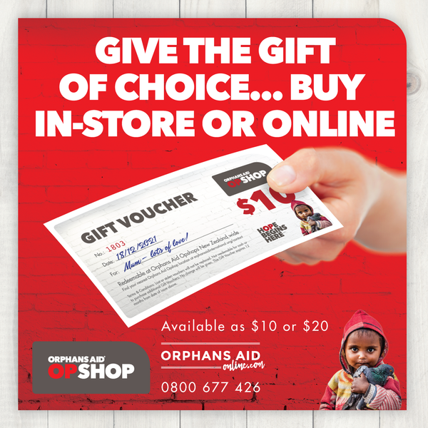 Orphans Aid Op Shop Vouchers