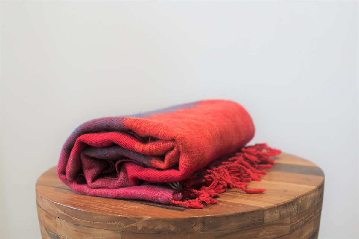 Himalayan Yak Shawl - Pink – Orphans Aid Online
