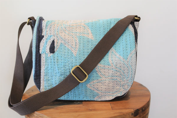 Shopna Mini Messenger Bag - Blue