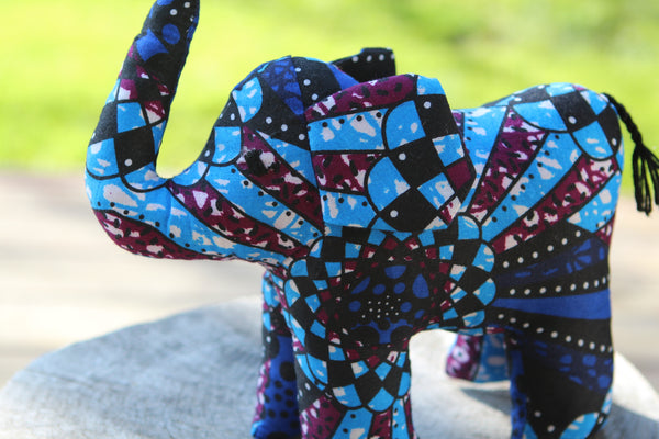 African Animal - Blue Elephant