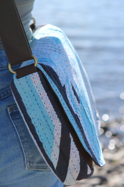 Shopna Mini Messenger Bag - Blue
