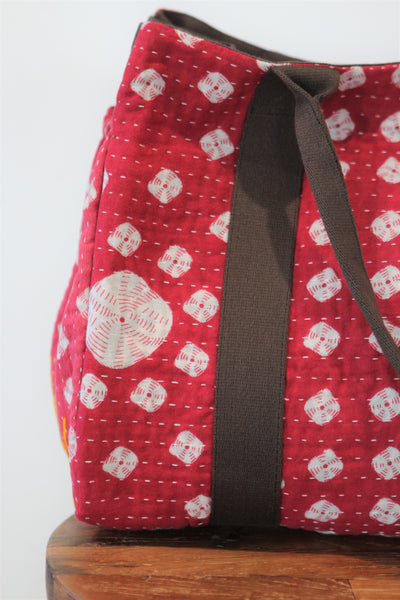 Jiya Carry All Bag - Red