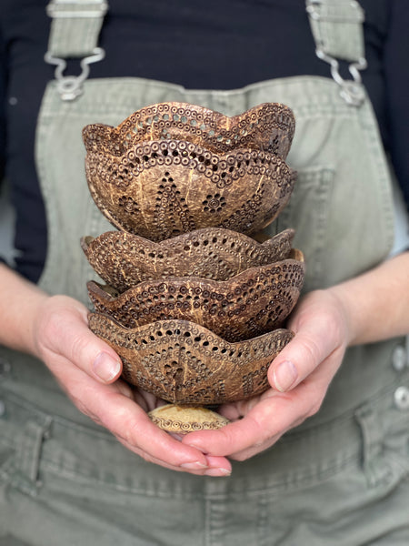 Thai Coconut Bowl 'Flowers'