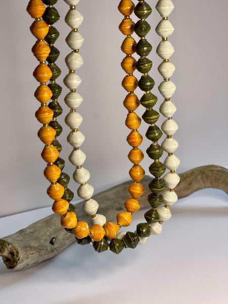 Ajuna Necklace - Single Mustard